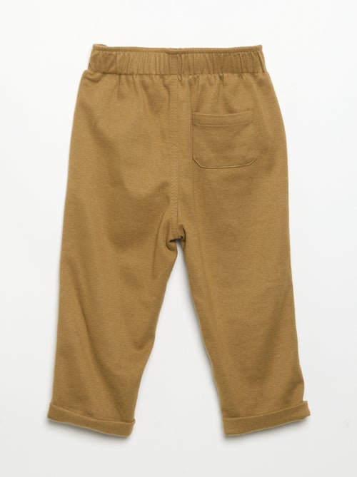 Pantaloni in flanella garzata - Kiabi