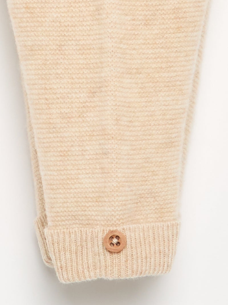 Pantaloni in lana e cashmere - premium Beige - Kiabi
