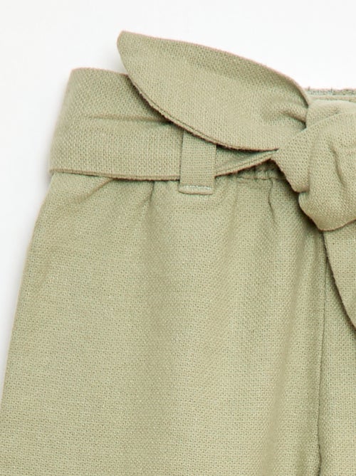 Pantaloni in lino misto - Kiabi