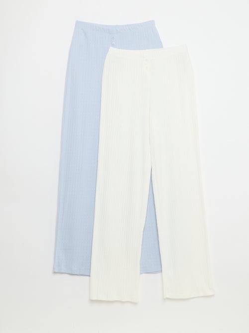 Pantaloni in maglia traforata - Kiabi