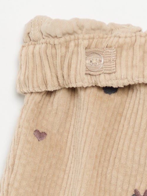 Pantaloni in velluto 'Disney' 'Minnie' - Kiabi