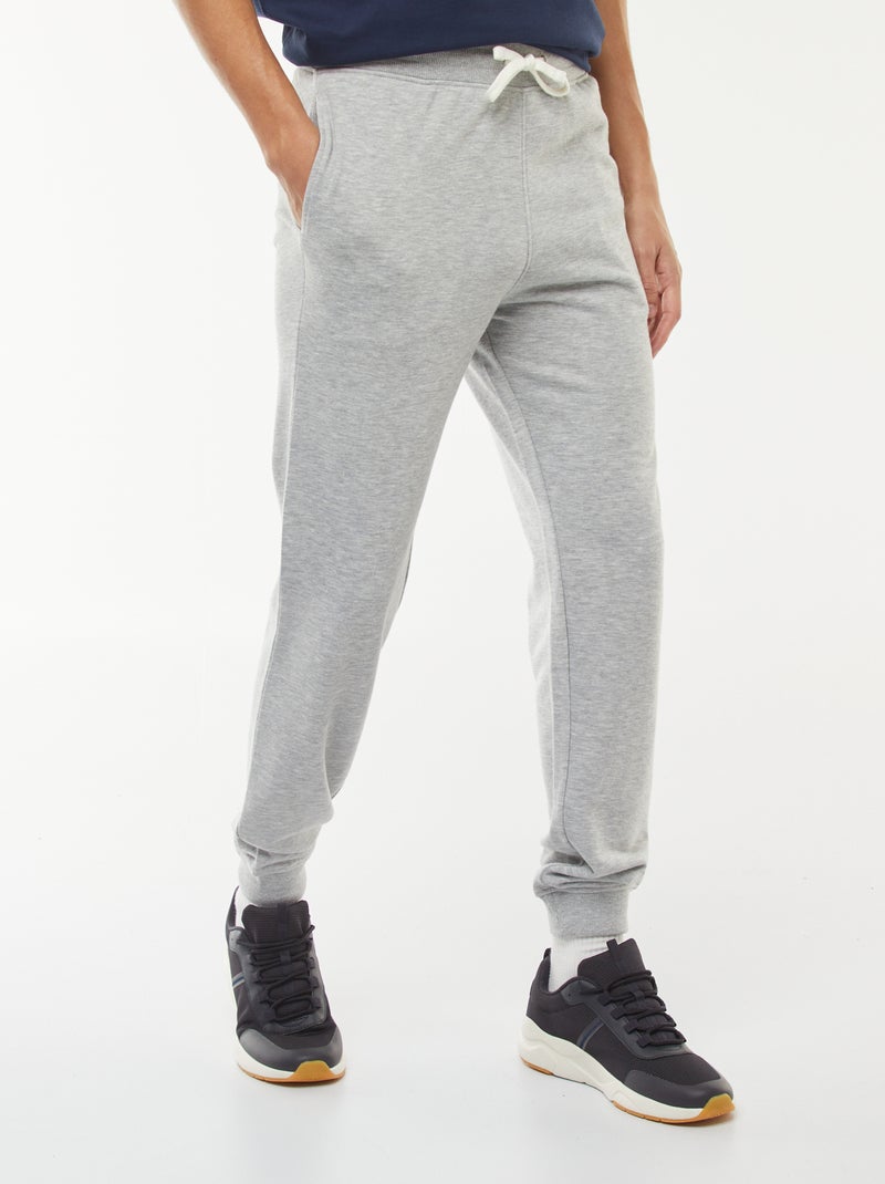 Pantaloni joggers leggeri tinta unita Grigio - Kiabi