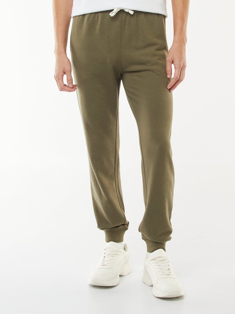 Pantaloni joggers leggeri tinta unita Kaki - Kiabi