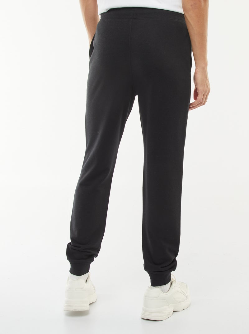 Pantaloni joggers leggeri tinta unita nero - Kiabi