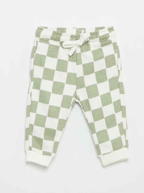 Pantaloni jogging con motivo - Kiabi