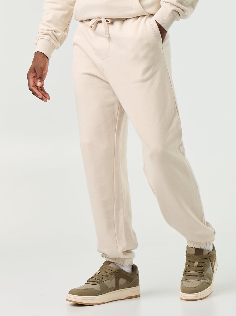 Pantaloni jogging in felpa tinta unita Grigio - Kiabi