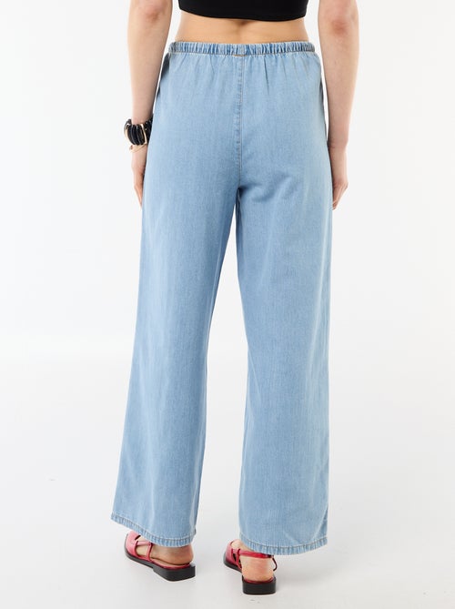 Pantaloni larghi in denim - Kiabi Pantaloni larghi in denim - Kiabi