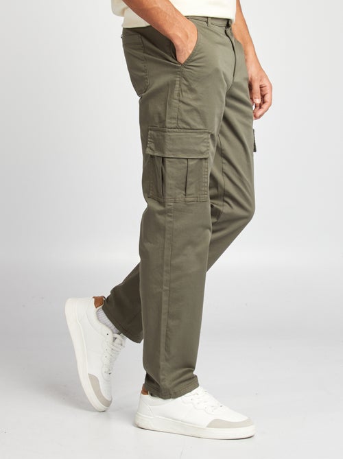Pantaloni multitasche a taglio dritto - Kiabi Pantaloni multitasche a taglio dritto - Kiabi