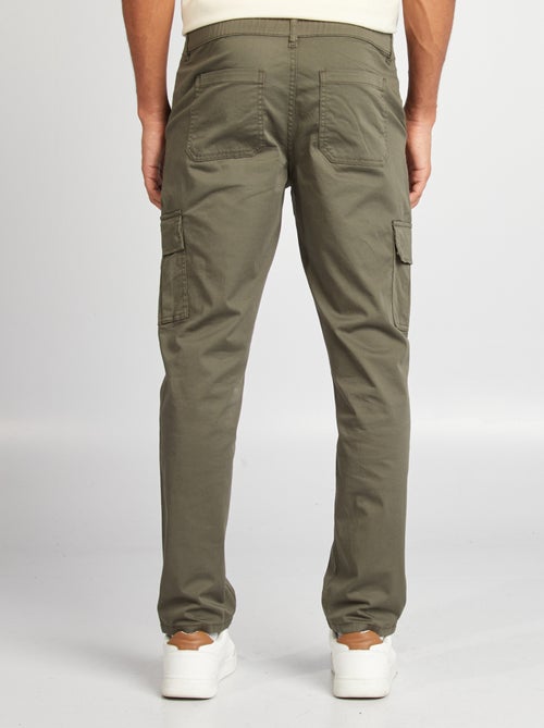 Pantaloni multitasche taglio dritto - Kiabi Pantaloni multitasche taglio dritto - Kiabi