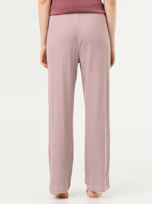 Pantaloni pigiama in maglia a costine - Kiabi Pantaloni pigiama in maglia a costine - Kiabi
