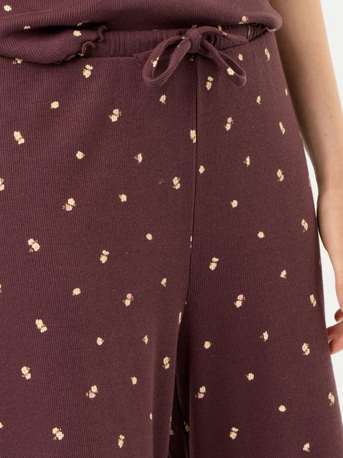 Pantaloni pigiama in maglia a costine - Kiabi Pantaloni pigiama in maglia a costine - Kiabi