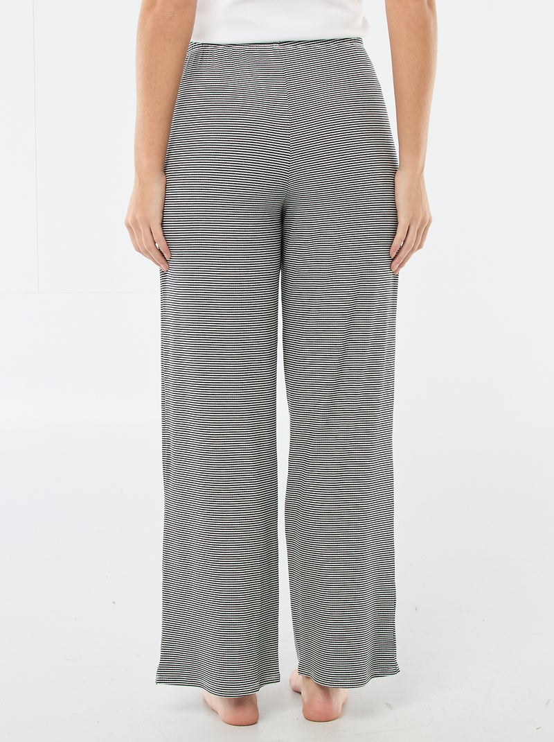 Pantaloni pigiama in maglia stretch Blu - Kiabi