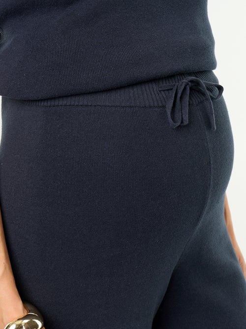 Pantaloni premaman ampi in maglia - Kiabi