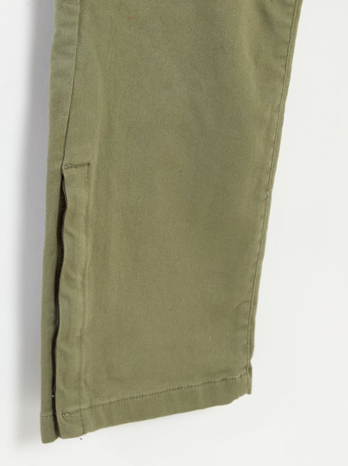 Pantaloni regular con tasche a patta - collezione facile da indossare - Kiabi