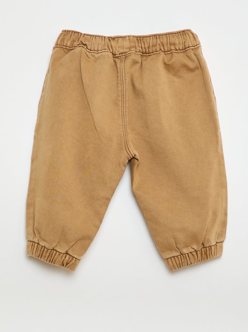 Pantaloni relax fit Beige - Kiabi