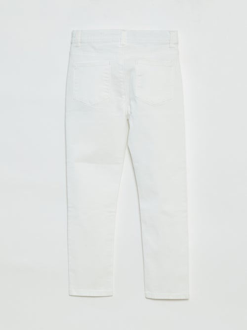 Pantaloni slim - modello aderente a 4 tasche - Kiabi