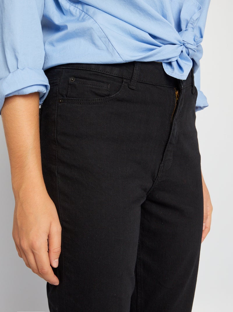 Pantaloni slim in denim 30L NERO - Kiabi