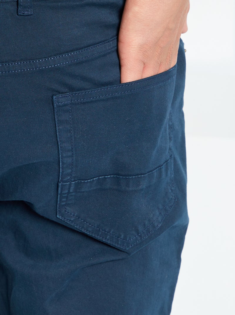 Pantaloni slim L38 per altezze di 2m e più BLU - Kiabi