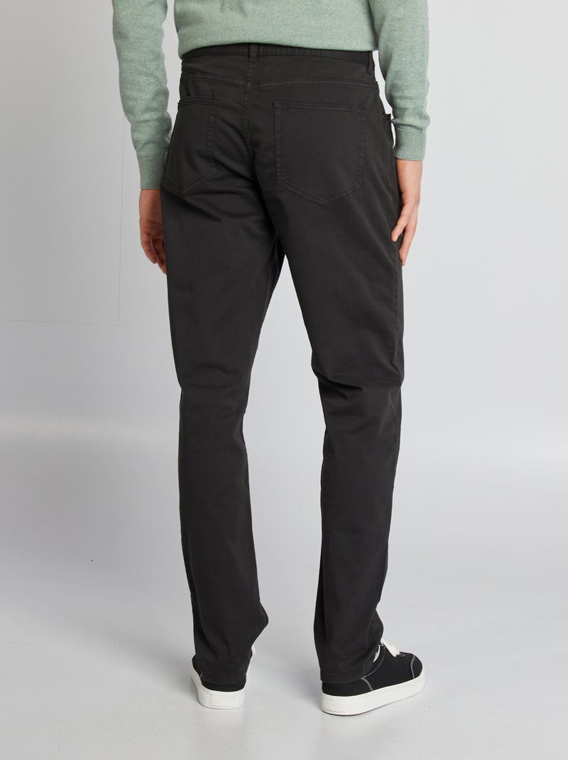 Pantaloni slim L38 per altezze di 2m e più Nero - Kiabi