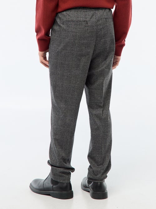 Pantaloni stile 'jogger' a quadri - Kiabi