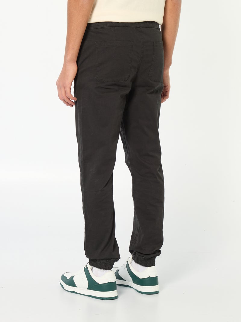 Pantaloni stile 'joggers' Nero - Kiabi