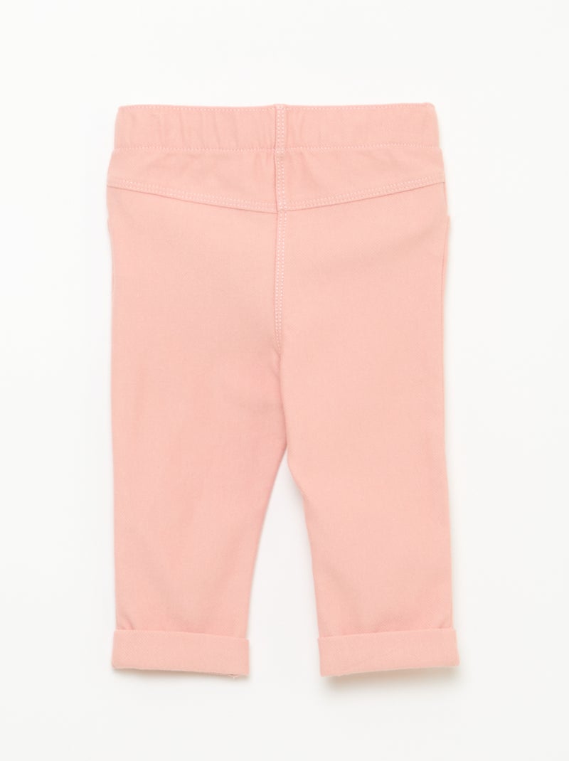 Pantaloni tregging slim Rosa - Kiabi