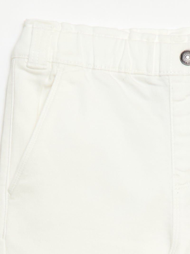 Pantaloni wide leg - collezione facili da indossare Bianco - Kiabi