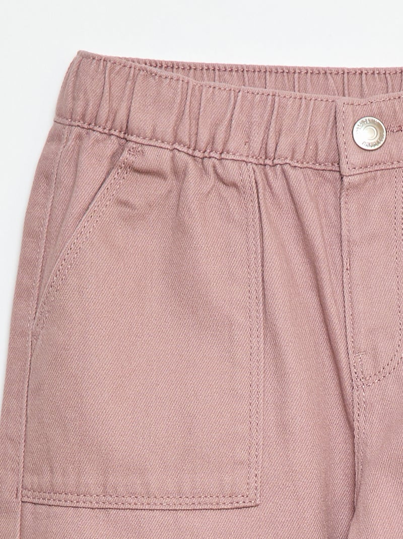 Pantaloni wide leg - Vestibilità più comoda Rosa - Kiabi