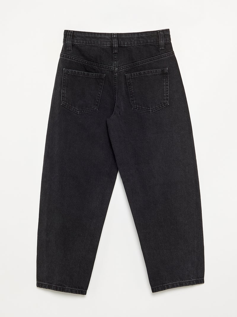 Pantaloni wide leg / a gamba larga con borchie fantasiose Nero - Kiabi