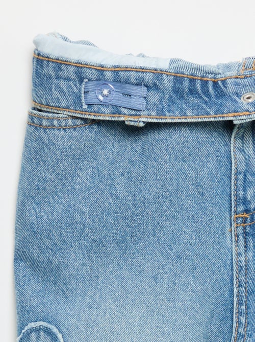 Pantaloni wide leg con ricami - Kiabi