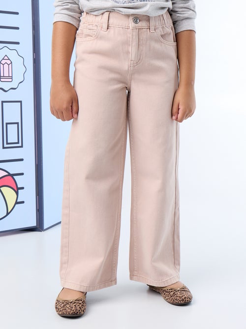 Pantaloni wide leg con vita regolabile - Kiabi