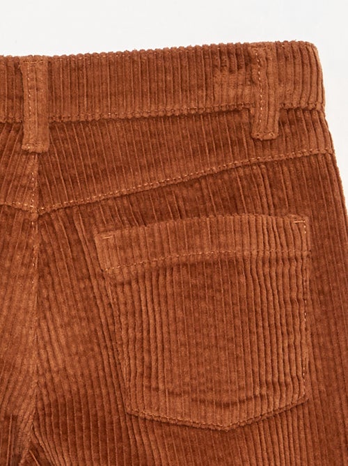 Pantaloni wide leg in velluto a coste - Kiabi
