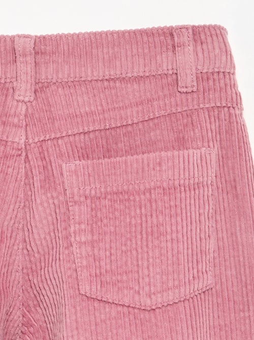 Pantaloni wide leg in velluto a coste - Kiabi