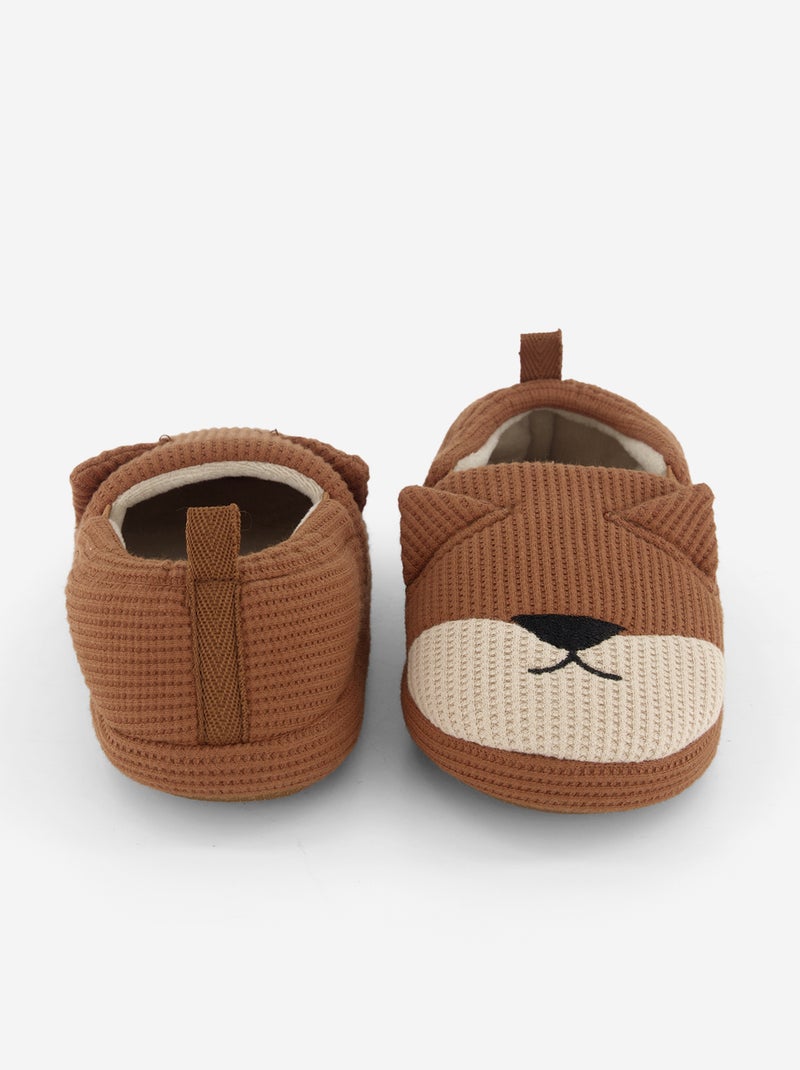 Pantofole a nido d'ape Arancione - Kiabi