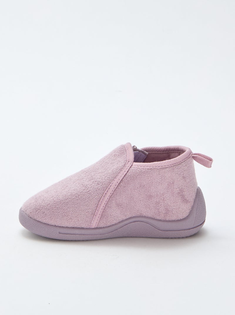 Pantofole a stivaletto Viola - Kiabi