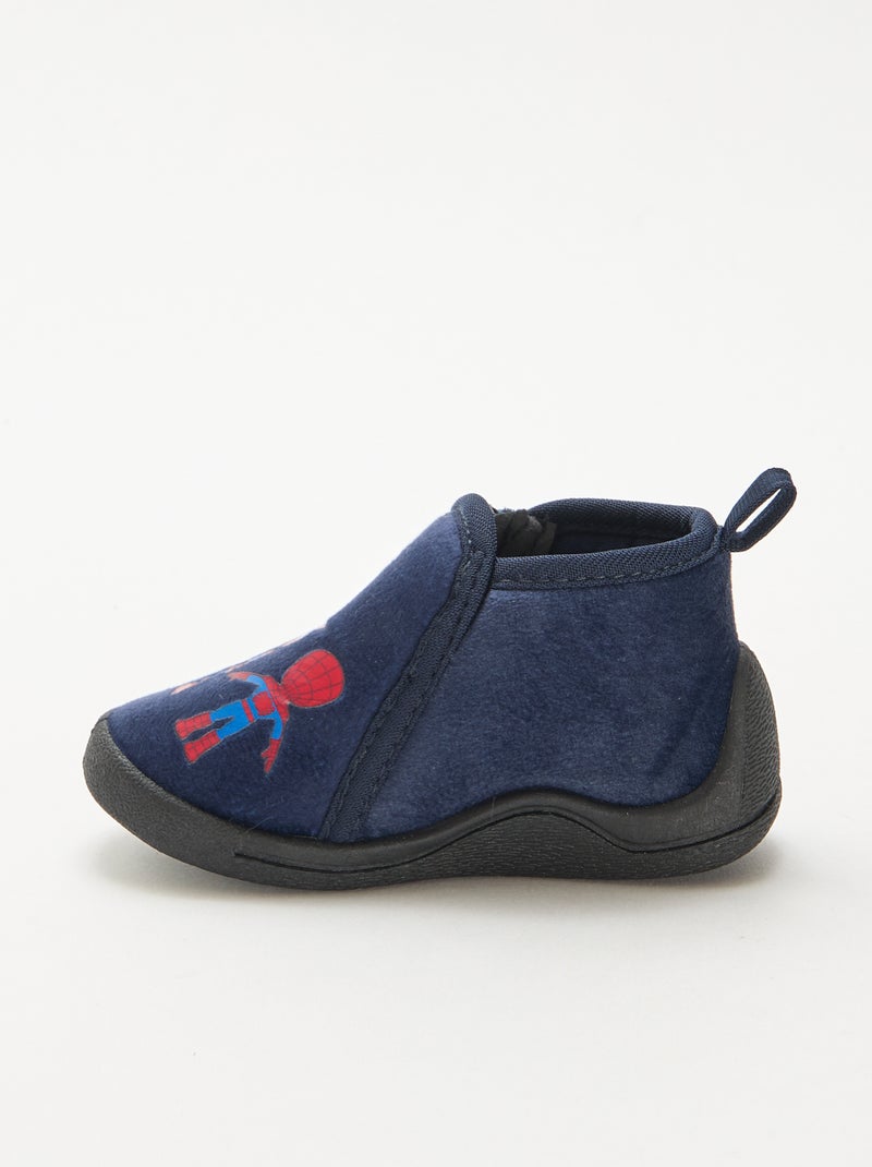 Pantofole con zip 'Spidey' Rosso - Kiabi