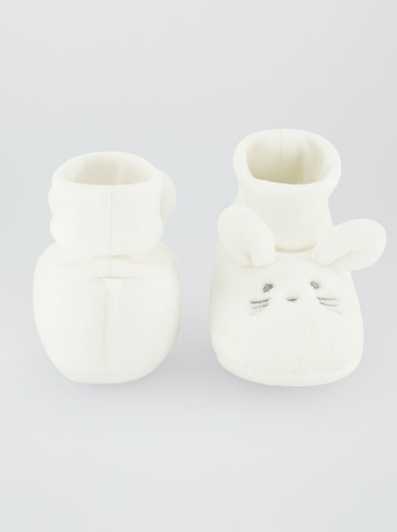 Pantofole 'Coniglio' BIANCO - Kiabi