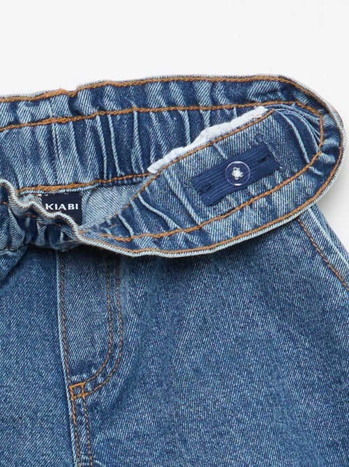 Paper Bag Denim Shorts - Kiabi