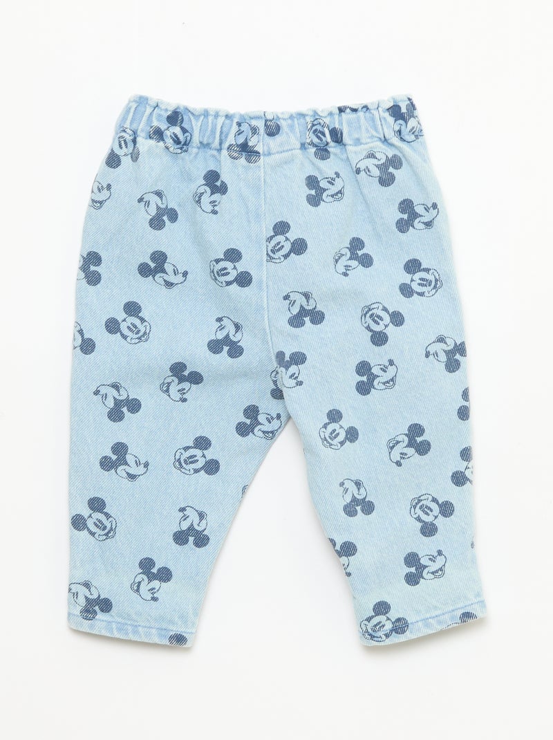 Paperbag-Jeans 'Disney' Blau - Kiabi
