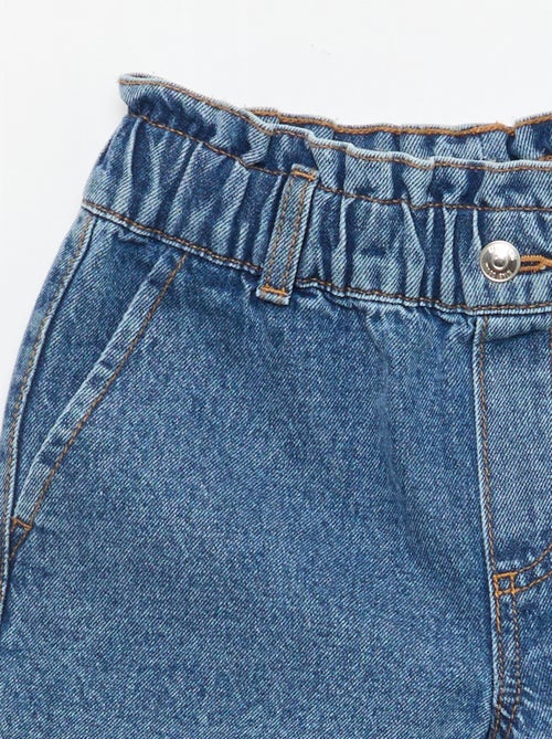 Paperbag Jeans-Shorts - Kiabi