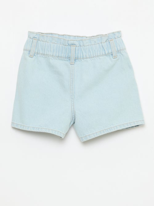 Paperbag Jeans-Shorts - Kiabi