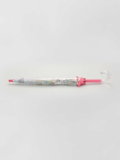 Parapluie transparent 'chat et arc-en-ciel' - Kiabi