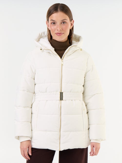 Parka à capuche doublée fausse fourrure - Kiabi