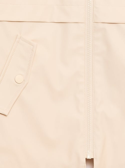 Parka à capuche en caoutchouc - Kiabi