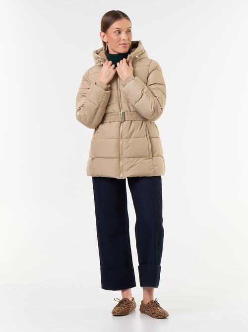 Parka con cappuccio foderato in pelliccia sintetica - Kiabi