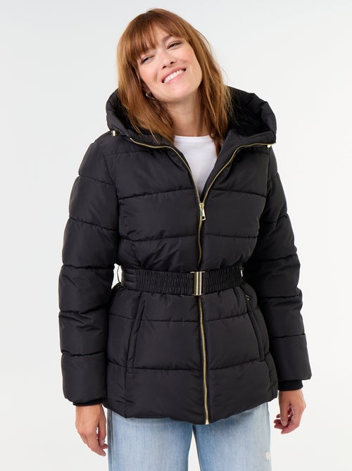 Parka con cappuccio foderato in pelliccia sintetica - Kiabi