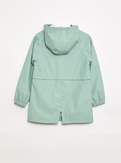 Parka con cappuccio in gomma - Kiabi Parka con cappuccio in gomma - Kiabi
