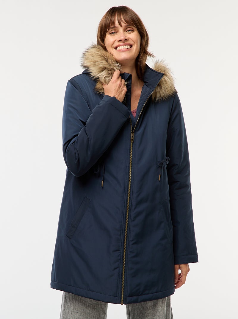 Parka de maternité avec détail de portage Bleu - Kiabi