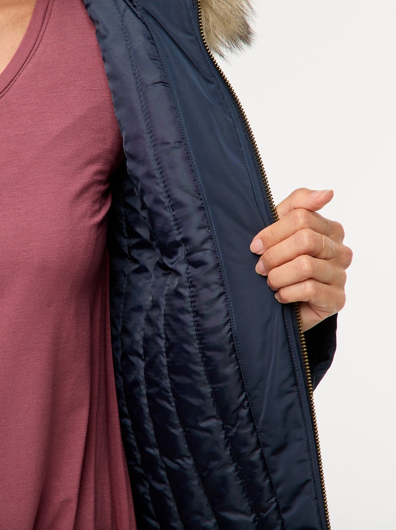 Parka de maternité avec détail de portage Bleu - Kiabi