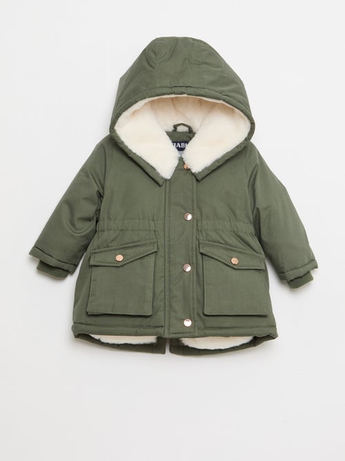 Parka déperlante à capuche - Kiabi